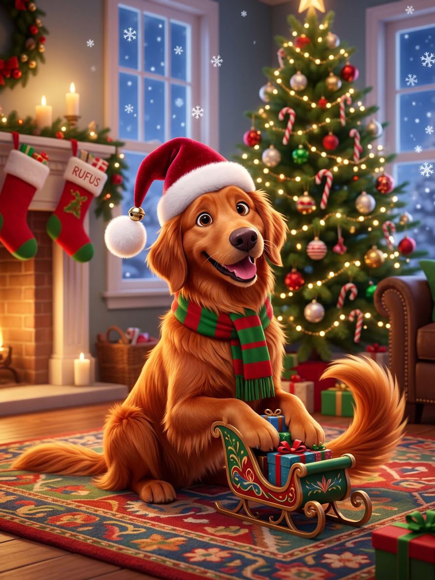 Penelope the ChristmasPalooza mascot